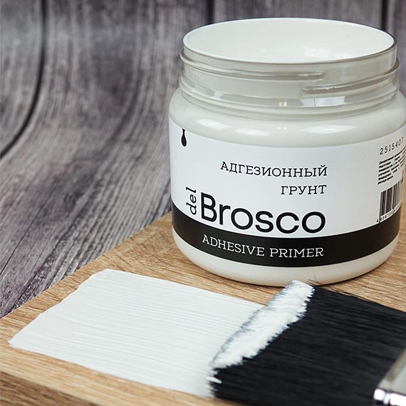Грунт адгезионный акриловый del Brosco, банка 250 мл