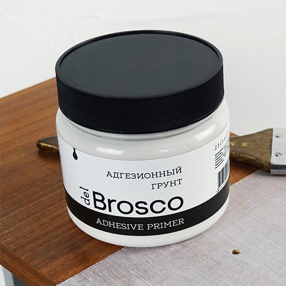 Грунт адгезионный акриловый del Brosco, банка 400 мл