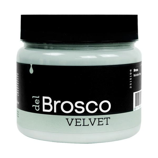 Ягель, краска интерьерная акриловая del Brosco Velvet, банка 400 мл