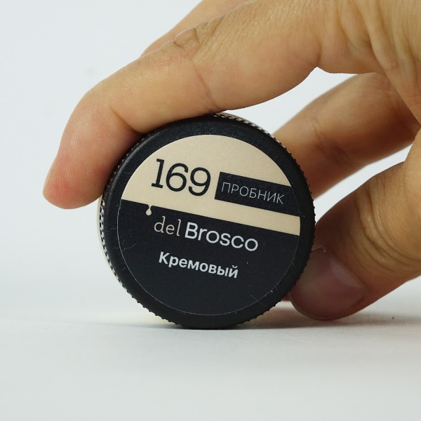 Кремовый, краска интерьерная акриловая del Brosco Velvet, тестер/пробник, банка 20 мл
