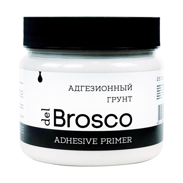 Грунт адгезионный акриловый del Brosco, банка 400 мл