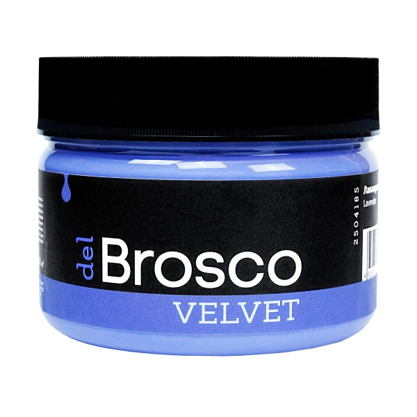Лавандовый, краска интерьерная акриловая del Brosco Velvet, банка 250 мл