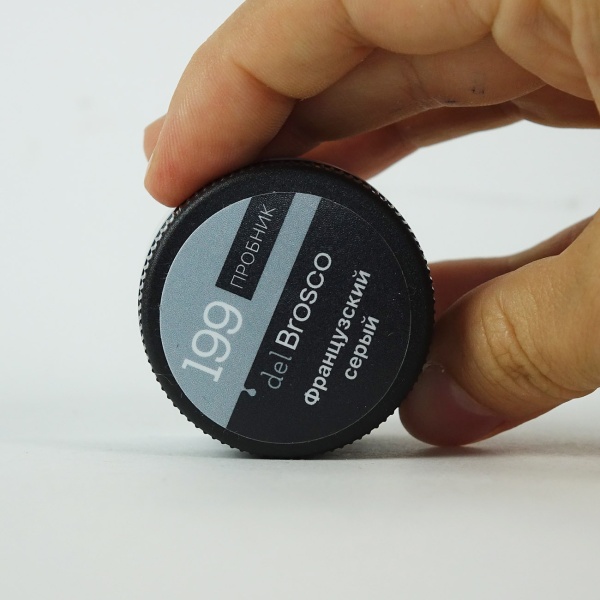 Французский серый, краска интерьерная акриловая del Brosco Velvet, тестер/пробник, банка 20 мл