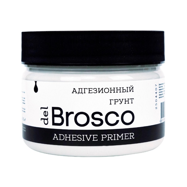 Грунт адгезионный акриловый del Brosco, банка 250 мл