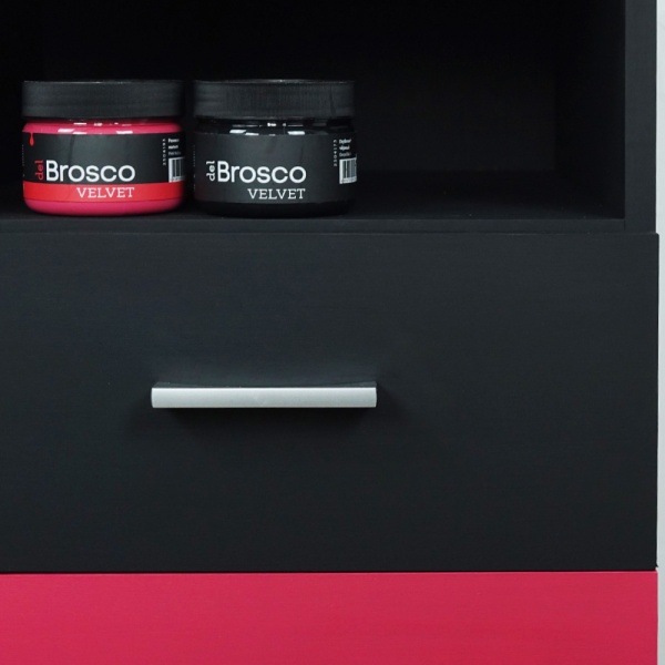 Глубокий чёрный, краска интерьерная акриловая del Brosco Velvet, банка 250 мл