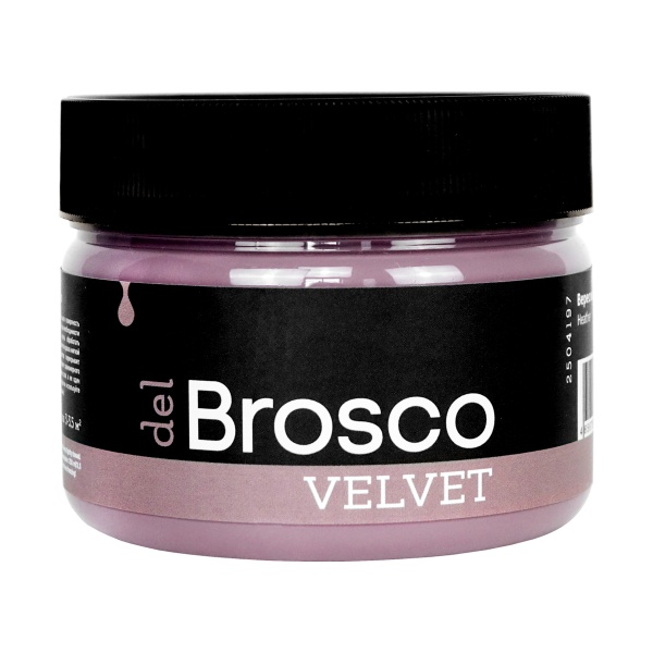 Вересковый, краска интерьерная акриловая del Brosco Velvet, банка 250 мл